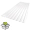 Suntuf 26 in. x 6 ft. White Opal Polycarbonate Roof Panel, 10PK 400989 - alternate 1